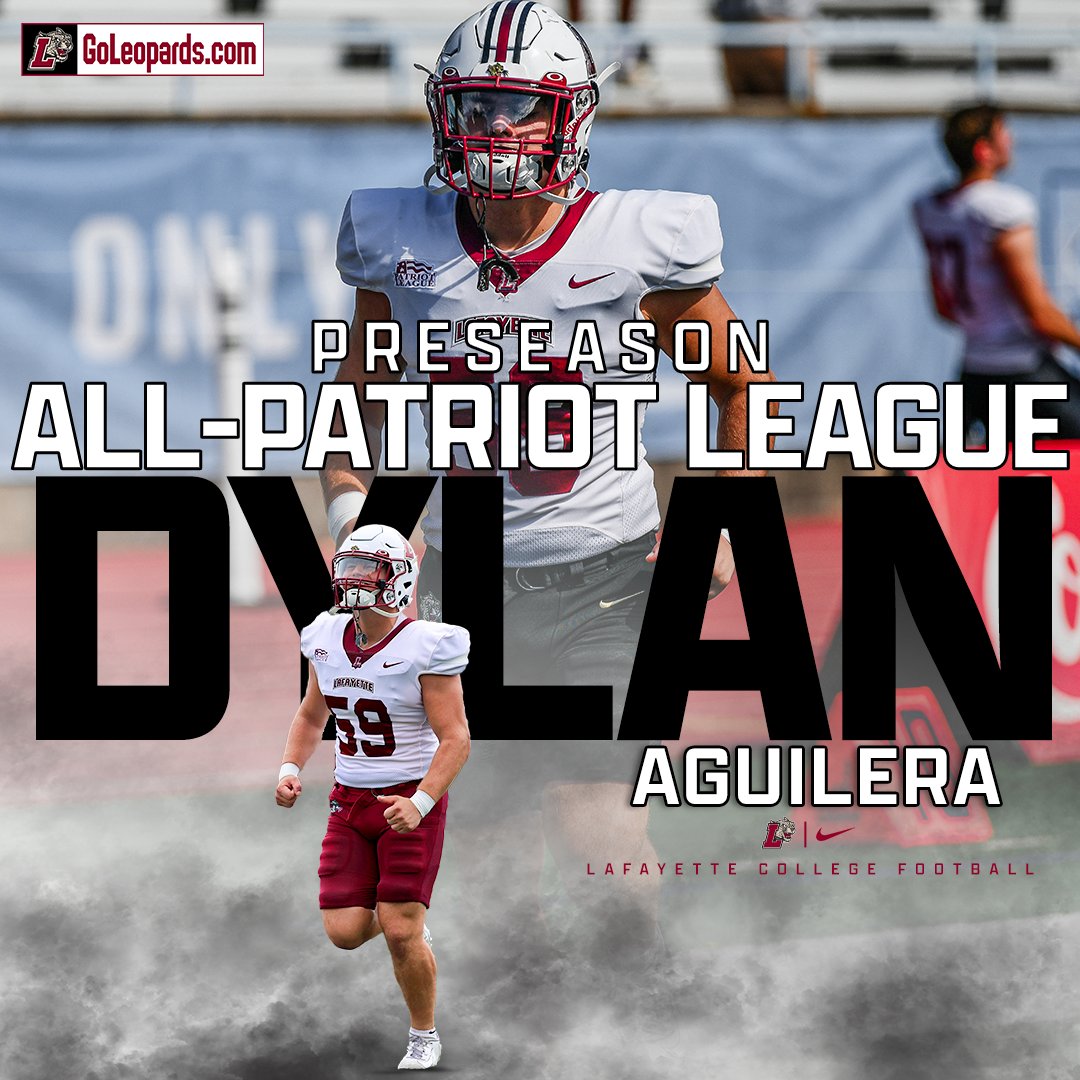 LafColFootball's tweet image. Preseason Recognition😤
Seniors Dylan Aguilera and Elijah Steward were selected to the Preseason All-Patriot League Football Team!
📰: tinyurl.com/2atdtnvw
#RollPards | #ClimbTheHill
@GoLeopards @LafCol @PatriotLeague
