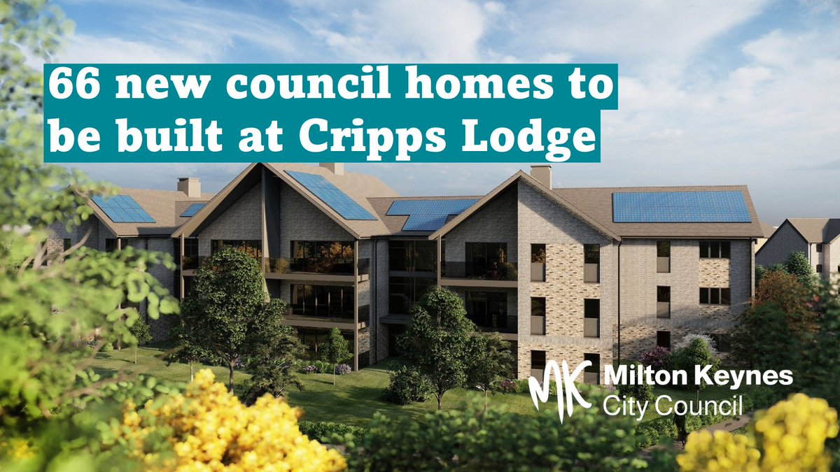 We’ve appointed a contractor to start work on building 66 new council homes in Netherfield, including fully accessible bungalows and family homes. Read more: milton-keynes.gov.uk/news/2025/cont…