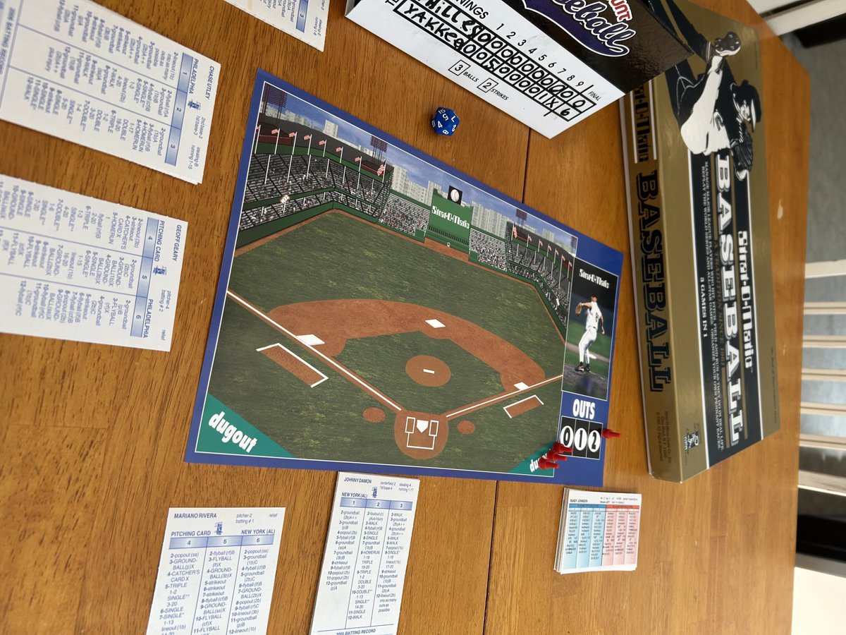 Kevin Connors (@kevconnorsespn) on Twitter photo A rite of passage…
Introduced the boy to <a href="/StratOMatic/">Strat-O-Matic</a> baseball today and he LOVED it!
Also, man did the ‘06 Yankees have a squad! 🤯 A rite of passage…
Introduced the boy to <a href="/StratOMatic/">Strat-O-Matic</a> baseball today and he LOVED it!
Also, man did the ‘06 Yankees have a squad! 🤯