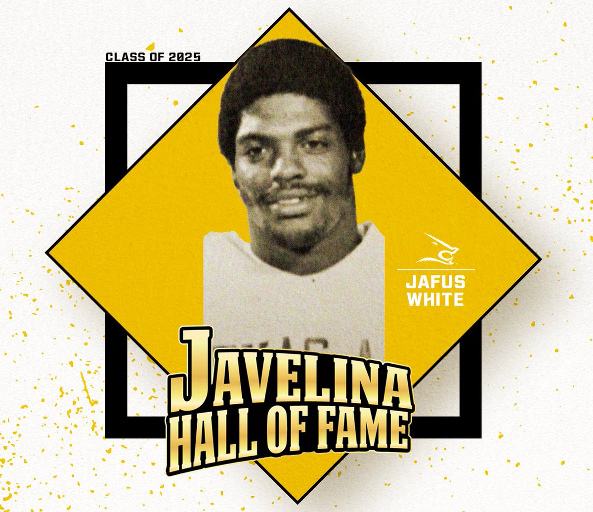 An all-time great DB, now among his peers in the Javelina Hall of Fame!

Welcome to the Javelina Hall of Fame, Jafus White!

🔗:javelinaathletics.com/news/2025/7/23…

#GoJavelinas