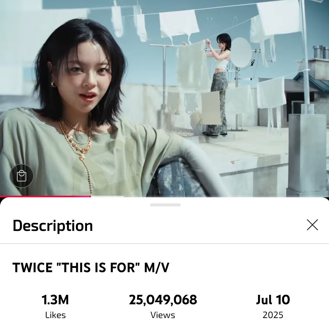 OLTSupport's tweet image. TWICE βTHIS IS FORβ has surpassed 25M Views on YouTube π₯π₯
We're doing better than with Strategy, One Spark & I Got You!!
