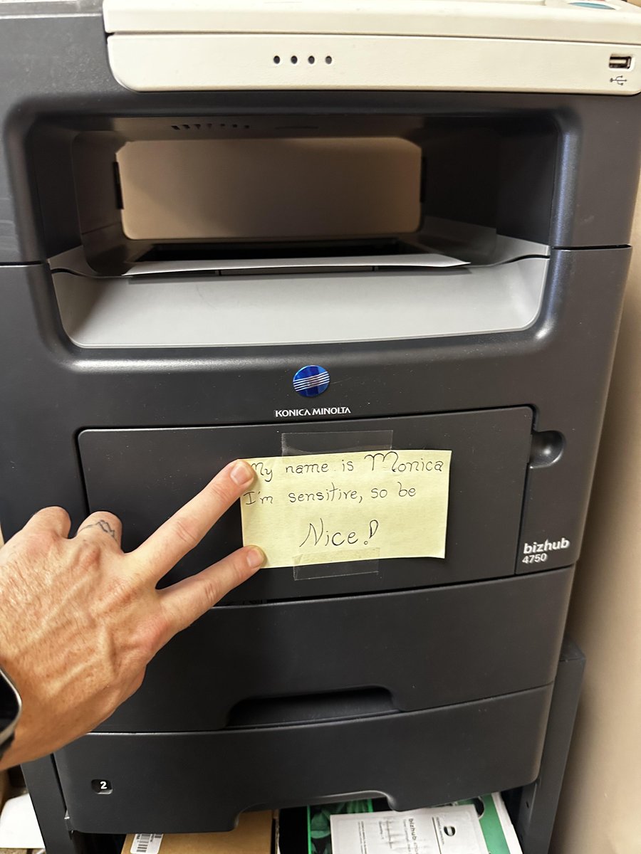 data_cyborg's tweet image. Printers need I say more.
 #Sysadminhumor
 #meme