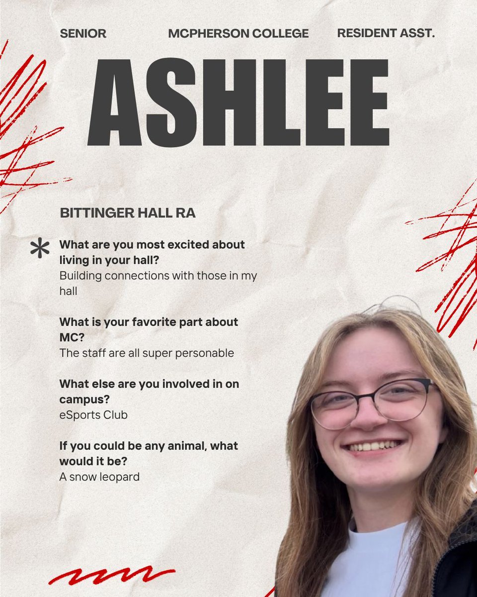 _MCStudentLife's tweet image. Meet Bittinger RA, Ash!