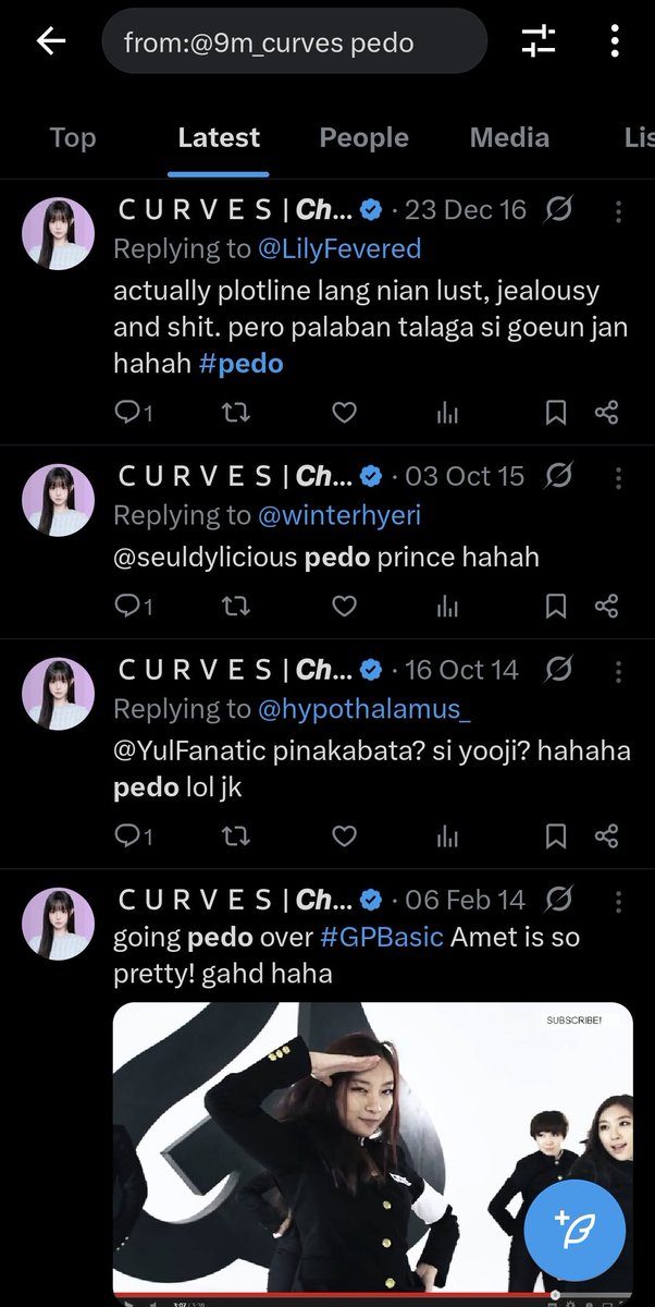 Incredibly disturbing... I don't know why this post didn't come up in my notifs despite being tagged, but please block &amp; report. Their response covers nothing and simply deflects. Not to mention the amount of times they've said the word 'p3do'... 

I don't really care that it