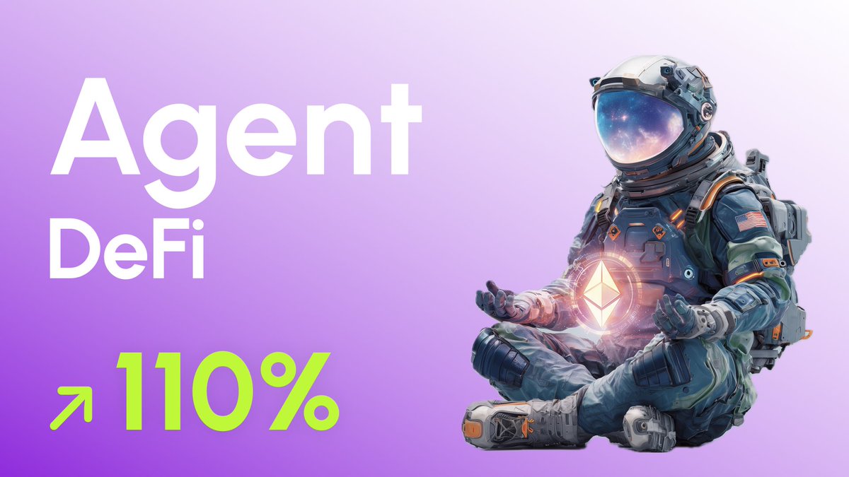 🤖 Agent DeFi just hit 110% returns trading on Flagship Web App - autonomously.

Agent finds Alpha. Agent trades Alpha. You Profit.