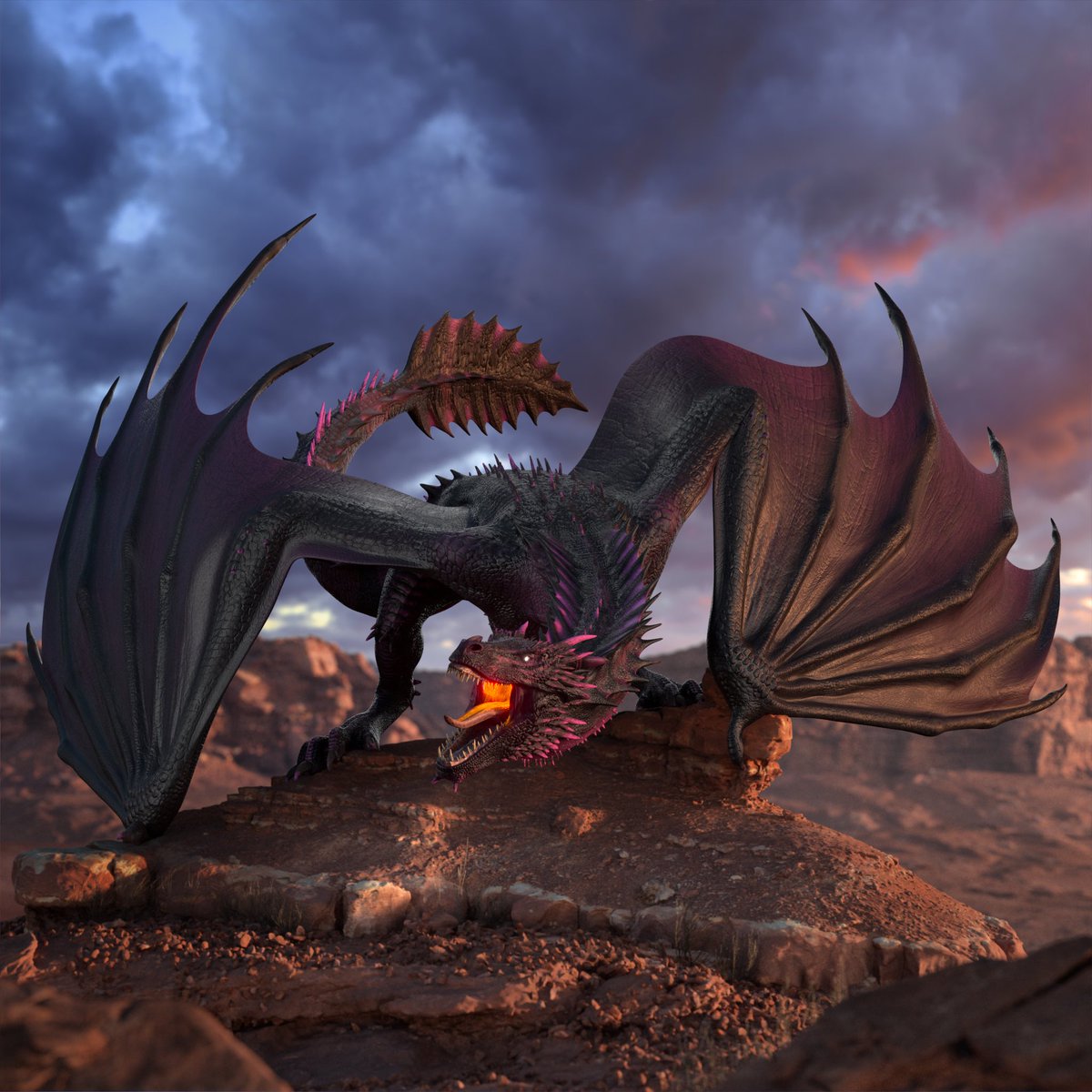 drakariaworld's tweet image. 🔥 DRAGON NATIONS HATCHING FURY UNLEASHED 🔥
The 9th Dragon a Fire Native Flanm - Огън - Ἀρχή - Γένος owned by Keeper Drogon has ERUPTED! 🌋
Let’s welcome this GENESIS Dragon, claimed by Drakaria’s Lead Animator, Jonathan Symmonds, scorches the skies with raw power! 🐲…