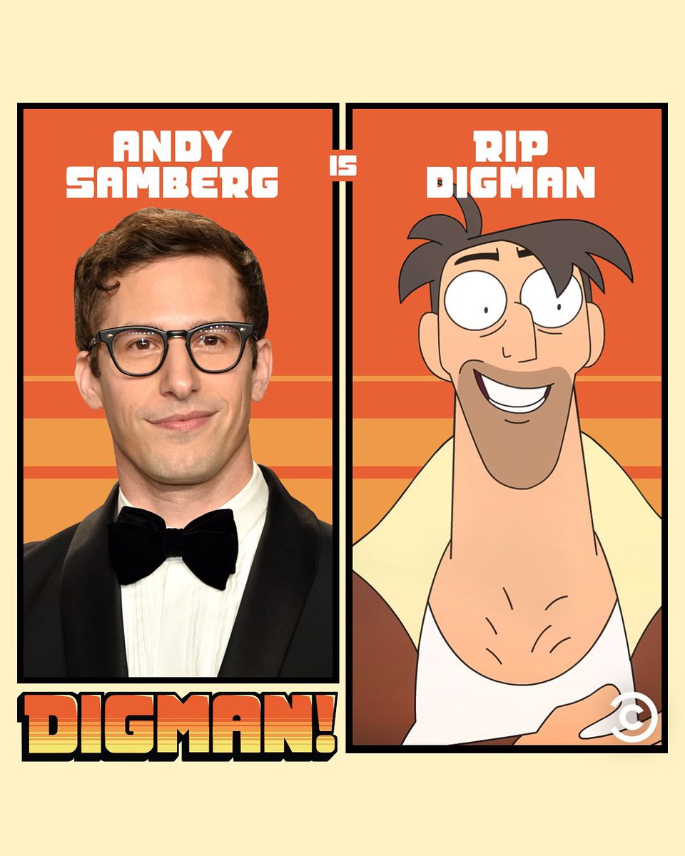 SAMBERGUPDATES's tweet image. DIGMAN! season 2 premieres today on comedy central at 10:30p et!