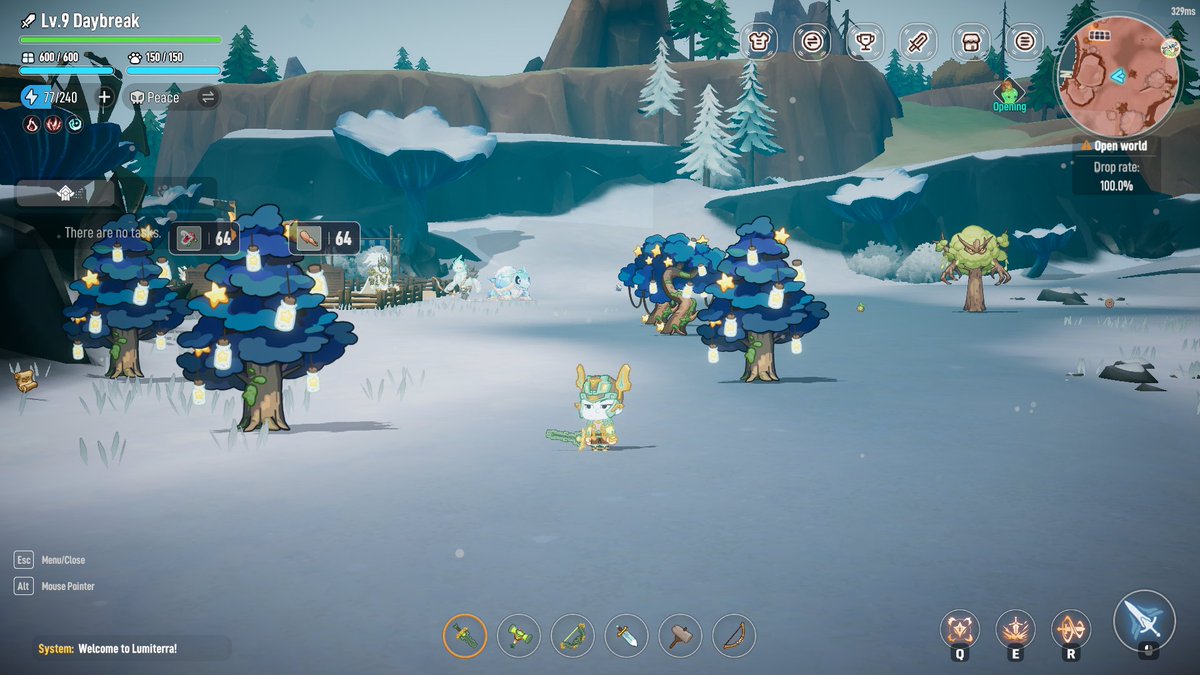 ImatigerNFT's tweet image. Finally, I can play Lumiterra again 🟨! Seeing you all running around in and out of the city, this feeling is familiar and warm. 🥳

Brew a cup of coffee ☕️, keep exploring this amazing world, and work toward my goal of collecting all the costume weapons⚔️🔨🏹!

The servers are…