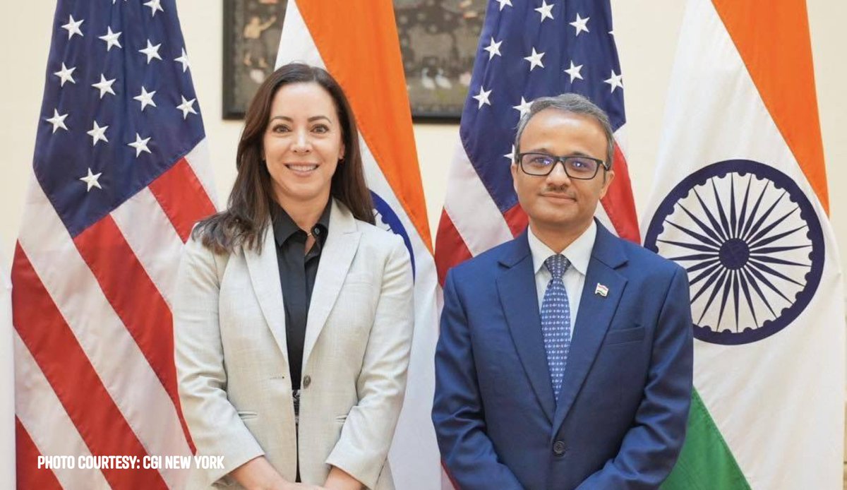 Consul General Binaya S Pradhan &amp; Suzanne Dann, CEO – Americas, Wipro, discussed the growing #IndiaUS technology corridor, including more US companies opening Global Capability Centers (GCCs) in India, digital transformation, &amp; innovation partnerships