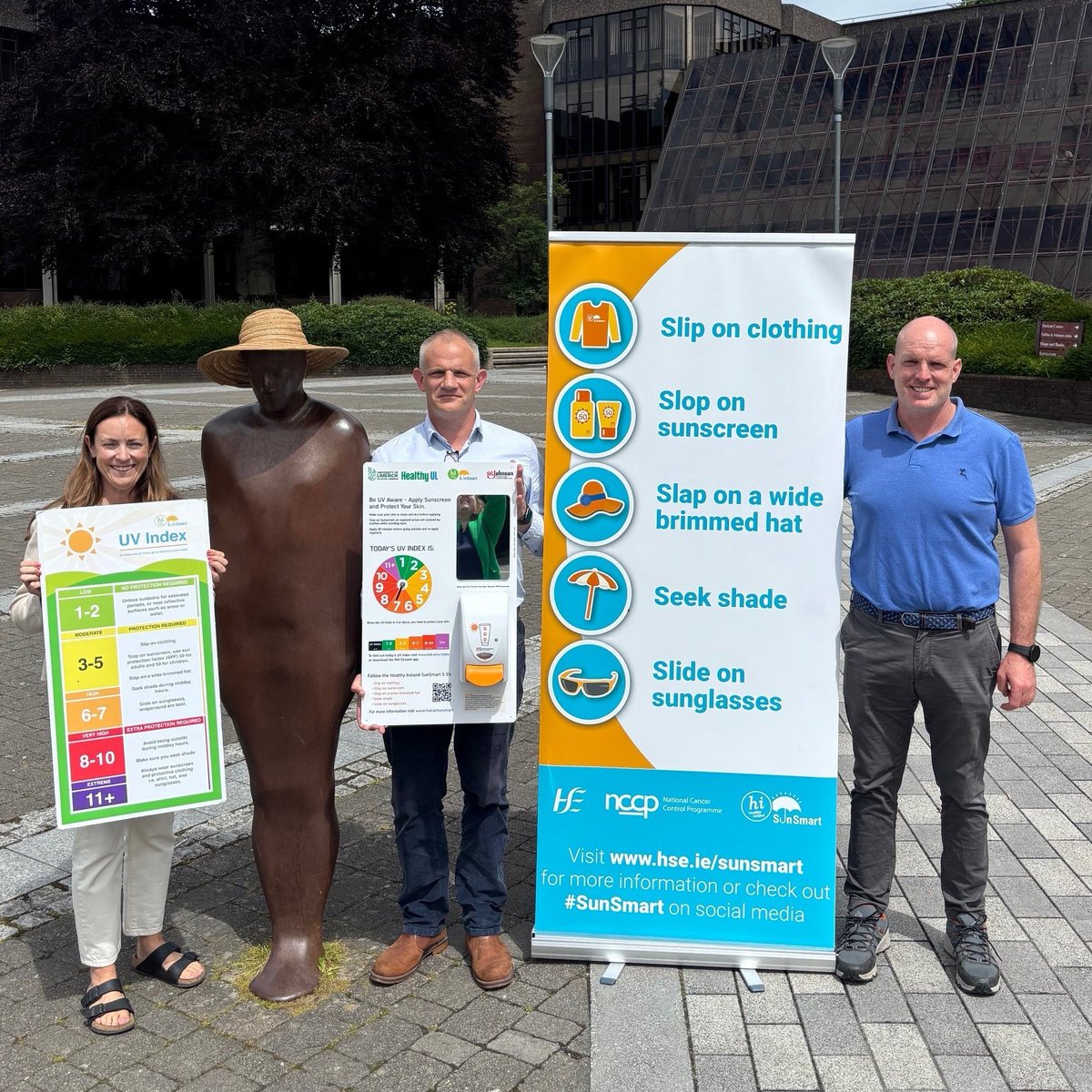 HSEMidWest's tweet image. HSE Mid West and University of Limerick launch SunSmart Campus Pilot: Leading the Way in Skin Cancer Prevention.
Read here➡️bit.ly/3GZ6gXm