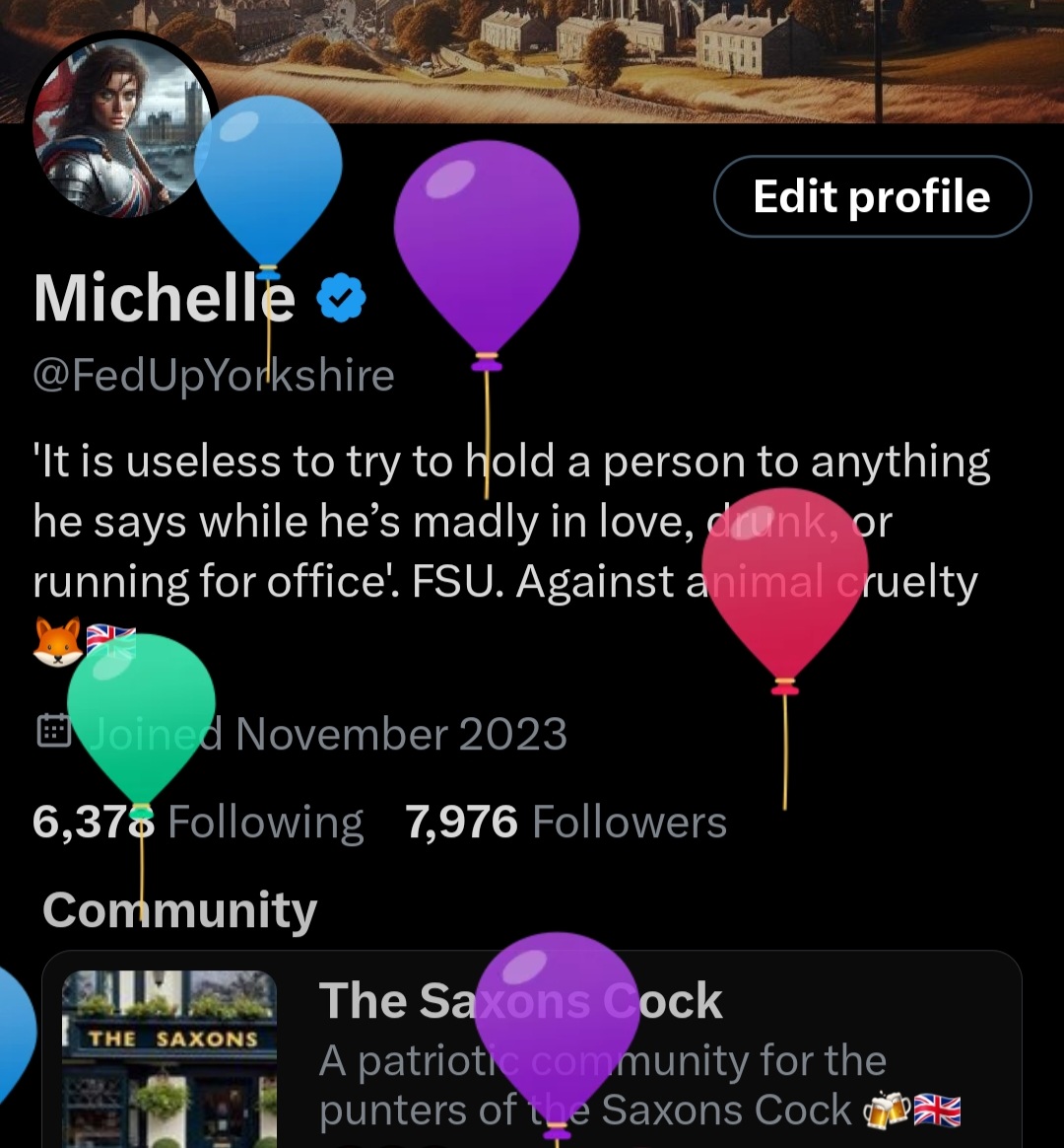 FedUpYorkshire's tweet image. Happy Birthday to meeee 🥳
I'm off to stuff my face with cake (lovingly baked by my daughter) & celebrate with family 💃 catch up with you all tomorrow 🙏 look after each other & don't let the buggers get you down. ❤️🤘