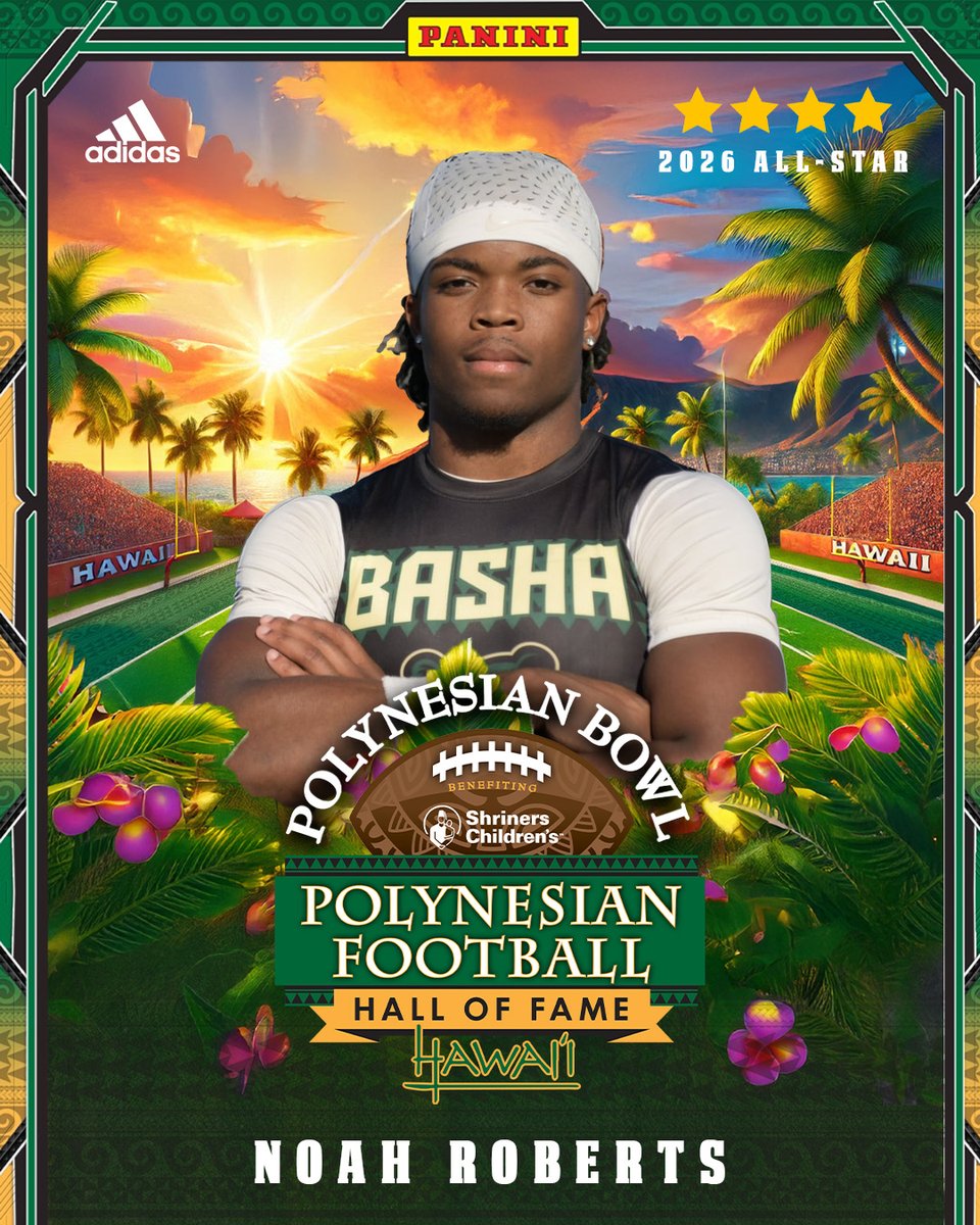 BlairAngulo's tweet image. Elite running back Noah Roberts from Chandler (Ariz.) Basha is the latest selection for the 2026 Polynesian Bowl: 247sports.com/article/elite-…