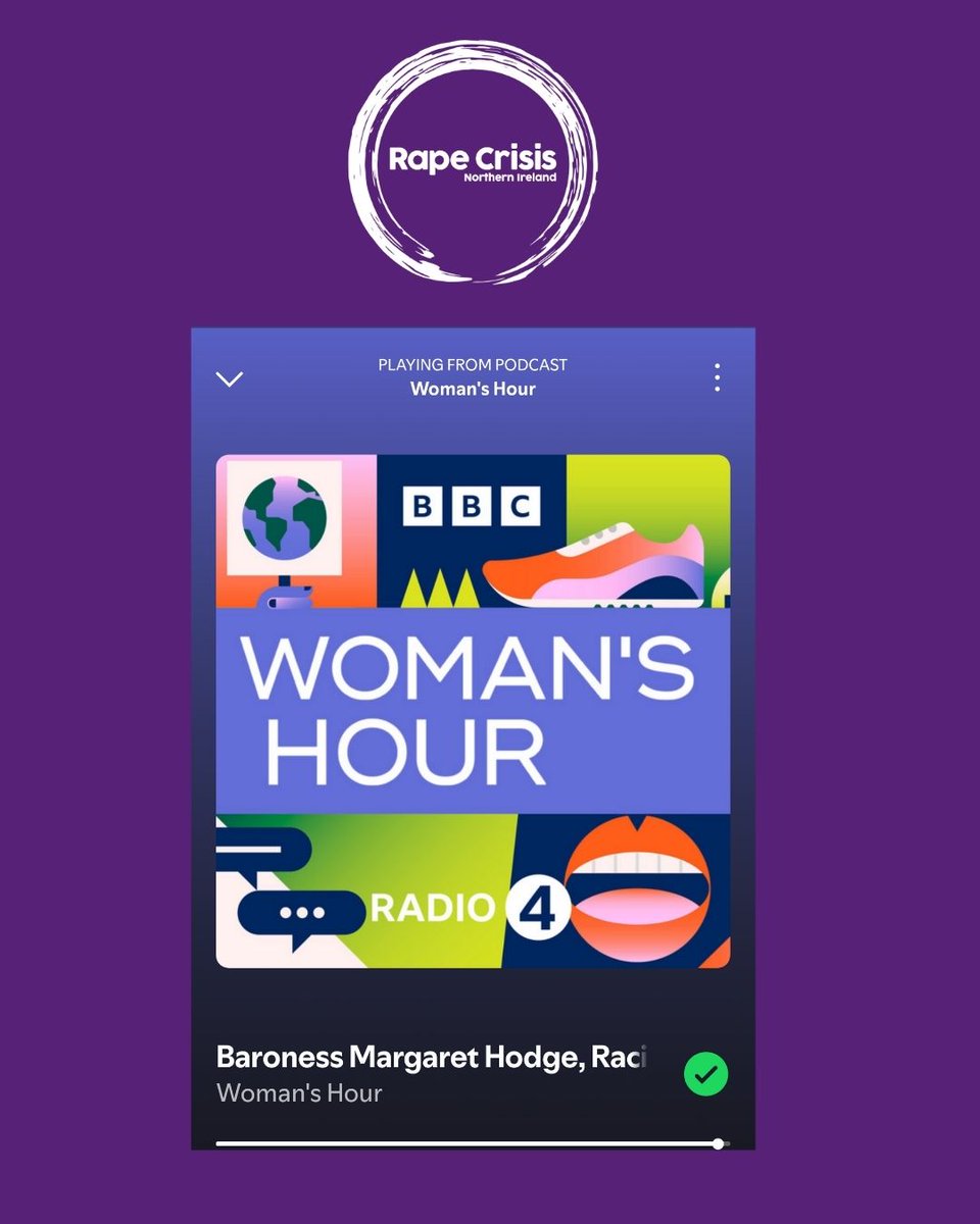 “I wanted him to know about how he destroyed my life..and how much I destroyed myself for his actions”  

Yesterday’s @bbcwomanshour featured an important conversation about Victim Personal Statements in NI and why survivors being denied the right to read them aloud in court.