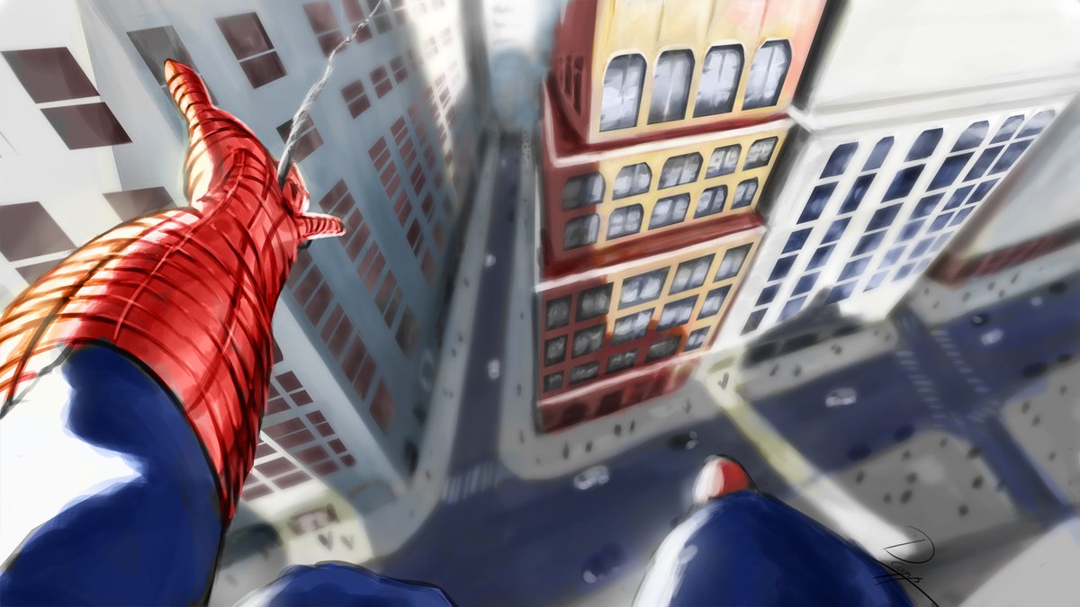 Dropp_Zone_'s tweet image. "Behind the eyes of Spiderman"
Just a silly idea I wanted to paint