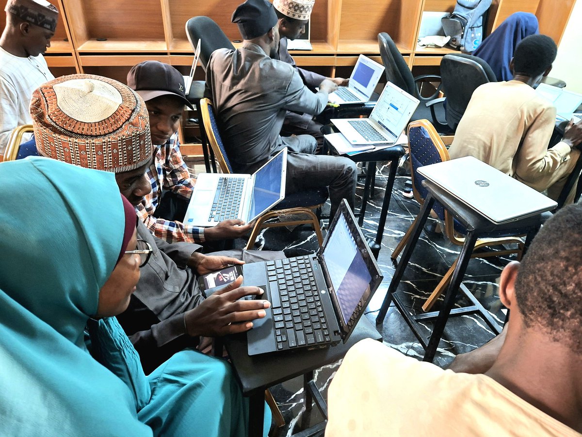 YuseeProgrammer's tweet image. First cohort of the free weekly Python Programming workshop organized by @PythonKatsina