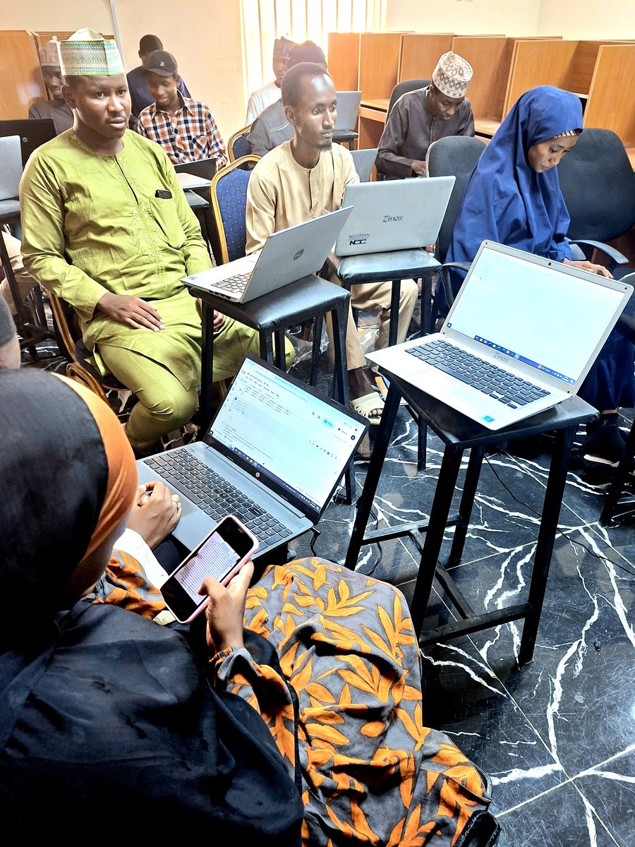 YuseeProgrammer's tweet image. First cohort of the free weekly Python Programming workshop organized by @PythonKatsina