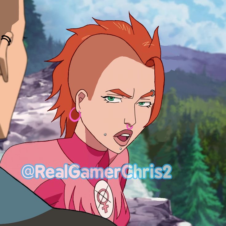 SimpIyDeadly's tweet image. / I think I'm slowly getting better at drawing her mohawk... I love her sm 🥹