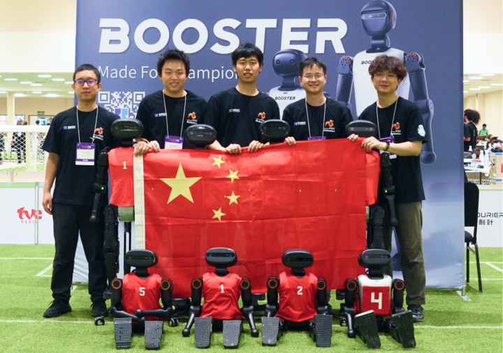 China's Tsinghua University has placed top of the AdultSize category in the RoboCup Humanoid League soccer world championship, in the first time a Chinese team has claimed the top honor xhtxs.cn/5pg