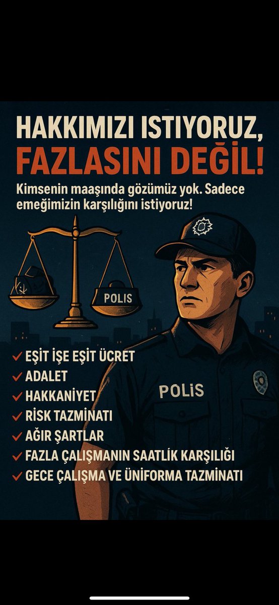 ByArsenLupenn's tweet image. Polis sadece kendisi için değil, ailesi için de ayakta durmaya çalışıyor.
Evde çocuk geçim derdinde, işte mobbingle mücadele…
Psikolojisi yorgun, bedeni tükenmiş.
Yıllardır sabrediyor… Artık çözüm zamanı
 #PolisHaberBekliyor