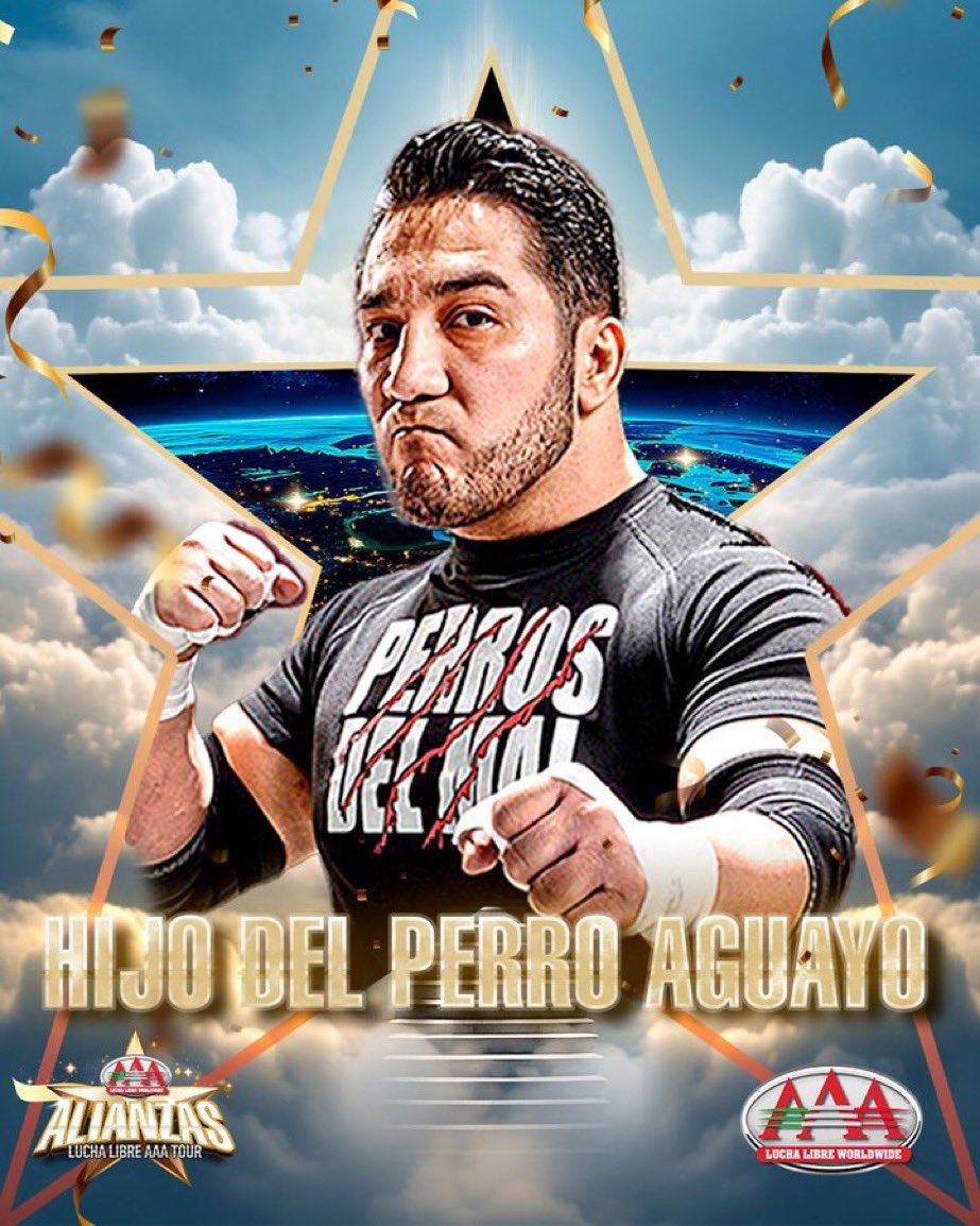 Lucha Libre AAA Worldwide (@luchalibreaaa) on Twitter photo Hoy recordamos con profundo respeto, cariño y admiración el día de nacimiento de alguien que dejó huella en la lucha libre y en nuestros corazones, el Hijo del Perro Aguayo. 👏🏻
Elevamos nuestras oraciones al cielo por su eterno descanso. Hoy recordamos con profundo respeto, cariño y admiración el día de nacimiento de alguien que dejó huella en la lucha libre y en nuestros corazones, el Hijo del Perro Aguayo. 👏🏻
Elevamos nuestras oraciones al cielo por su eterno descanso.