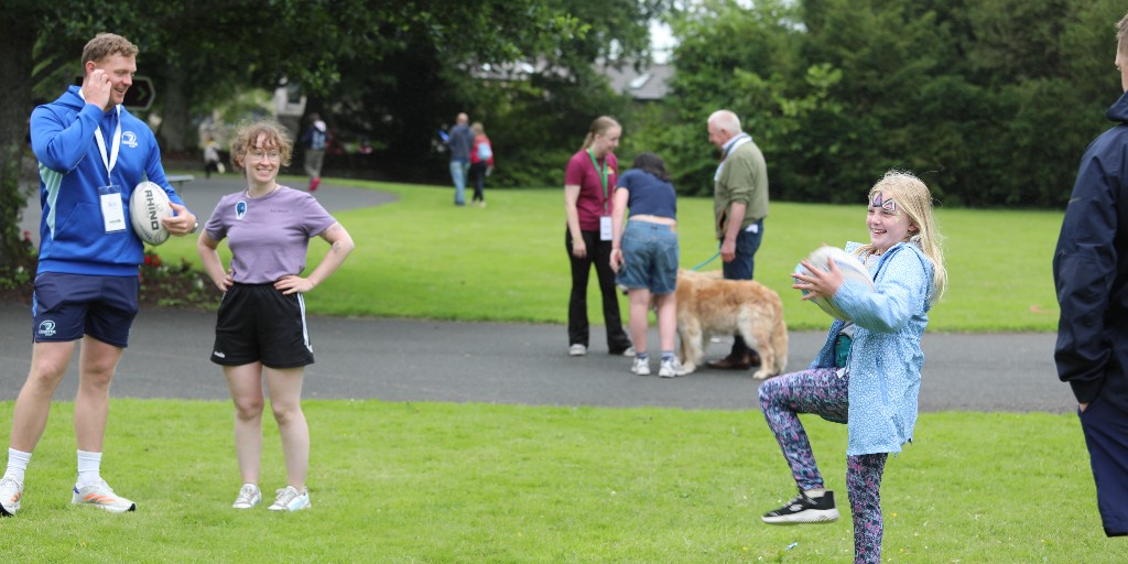 LeinsterBranch's tweet image. π @Barretstown welcomed 8 Development Officers to their Family Camp weekend last month.
π βA lot of our campers, and their siblings, havenβt had the chance to try rugby. This was a chance to change that.β
π° Read more here: bit.ly/45iZ4yA
#NeverLessThanEverything