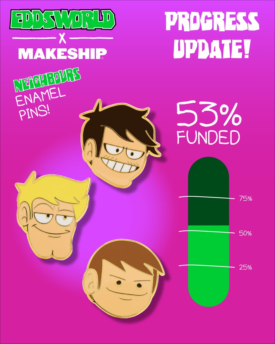 There’s still time to get your hands on the awesome new limited EDDition <a href="/Makeship/">Makeship</a> EDD mini-plush and enamel pins of your favourite Neighbours! makeship.com/shop/creator/e…