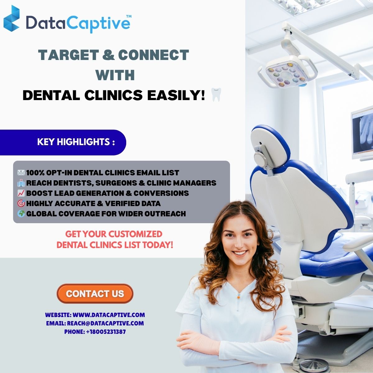 RubyMathew007's tweet image. Want to reach dentists &amp;amp; clinic managers fast? 🦷📧

Use DataCaptive’s Dental Clinics Email List – 100% opt-in, verified, &amp;amp; ready to boost your ROI!

👉 Target global dental decision-makers today!

🔗 tinyurl.com/2c8b58sp

#DentalMarketing #LeadGeneration #Dentists #EmailList