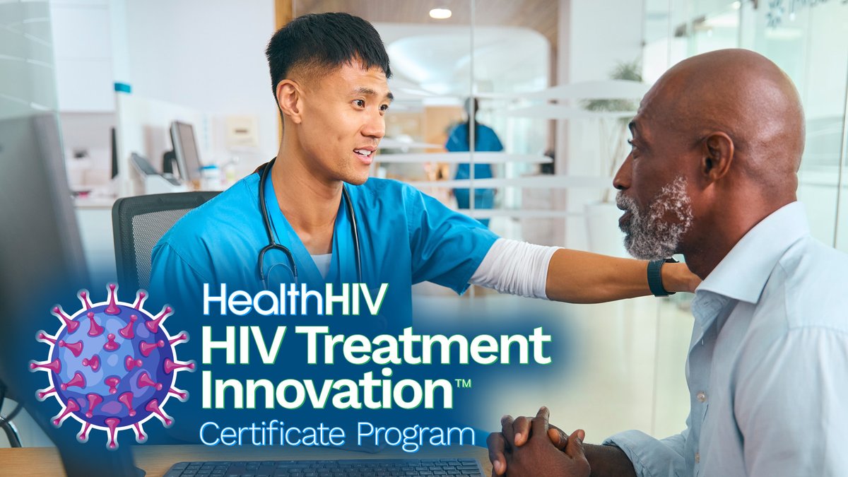 Expand Your Expertise through HealthHIV's HIV Treatment Innovation™ Certificate Program: Free, Relevant and Timely Multi-Module Training for HIV Care and Treatment Providers.

For more info and to enroll, visit: healthhiv.org/treathiv.

#HIV #HIVCare #HIVTreatment #Innovation