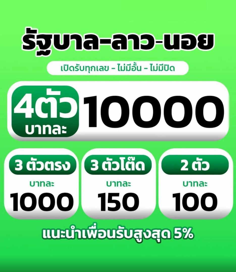 แจกเงิน 5,000 / 5 คน คนละ 1,000💸
พิกัดซื้อหวย
⭐️ shorturl.asia/I8qd7
✿ 4 ตัว 10000
✿ 3 ตัว 1000
✿ 3 ตัวโต๊ด 150
✿ 2 ตัว 100
#หวยงวดนี้ #หวยลาววันนี้ #หวยรัฐบาลไทย #เลขเด็ด #หวยฮานอย #หวยยี่กี่ #แจกฟรแค่รีฟอล #เอพรทิพย์ #OnlyMonday #ลูคมิคจ๋าพวกเราคิดถึง