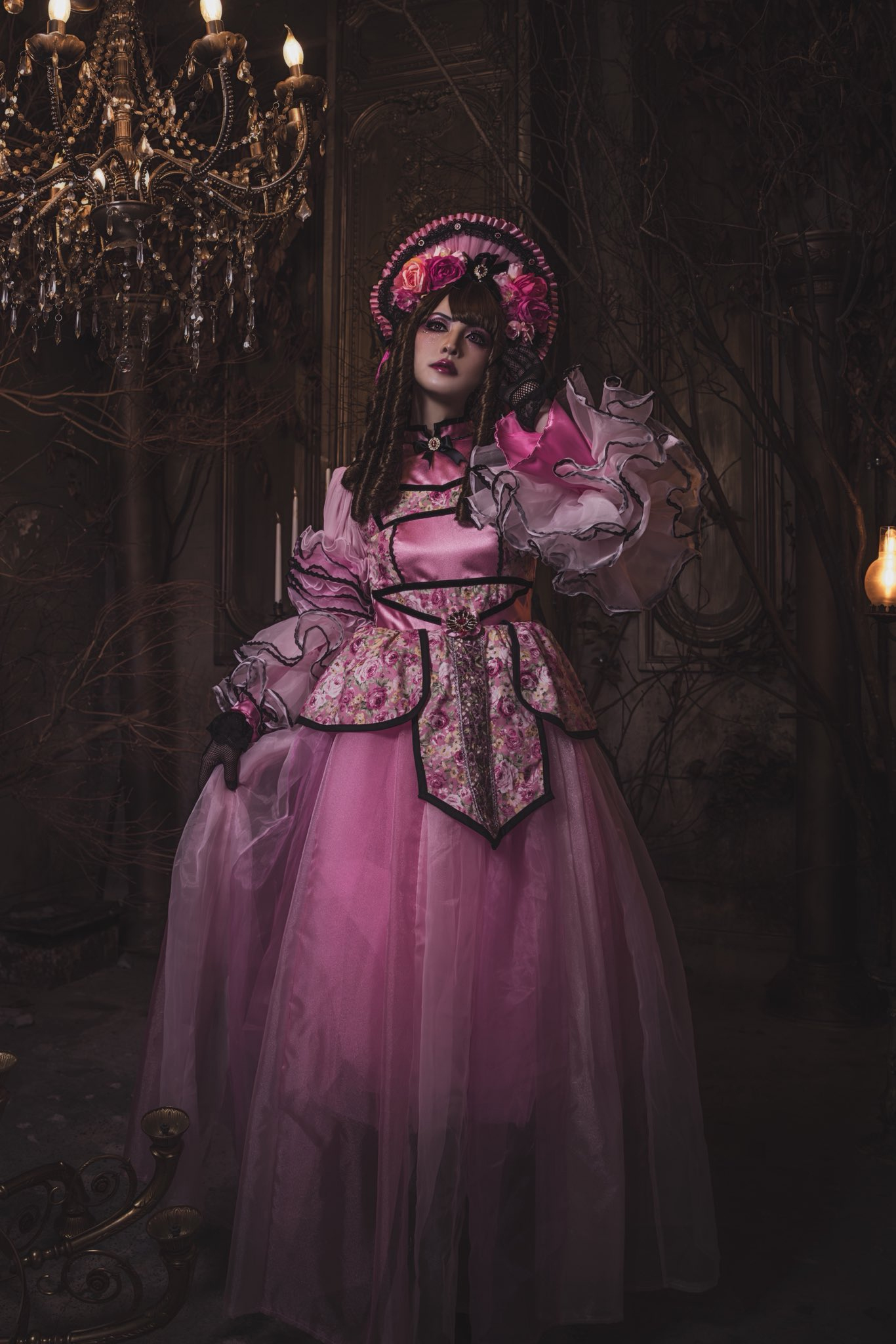 魔術✨ゴスロリお嬢doll✨ ロリータ ワンピース ジャンパースカート 甘ロリ ギャル クール