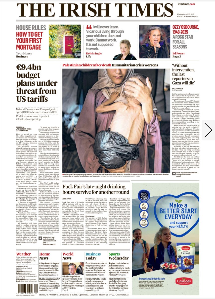 Today’s front page