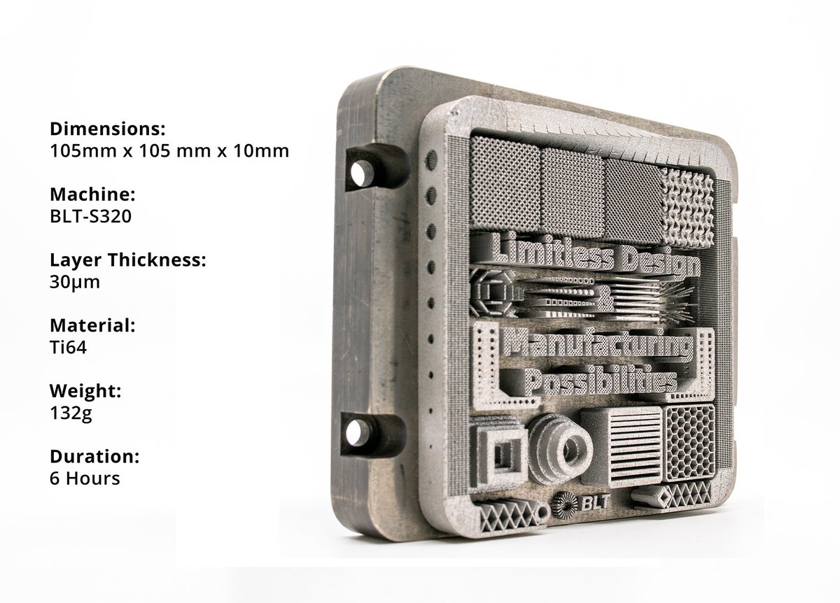 GoEngineer's tweet image. These parts are 3D printed.
In metal.
With BLT 3D printers, you can #3Dprint complex #metal parts out of #copper and titanium.
Think about all of the possibilities you unlock when you implement metal 3D printing into your workflow. What will you create? hubs.la/Q03ystjR0