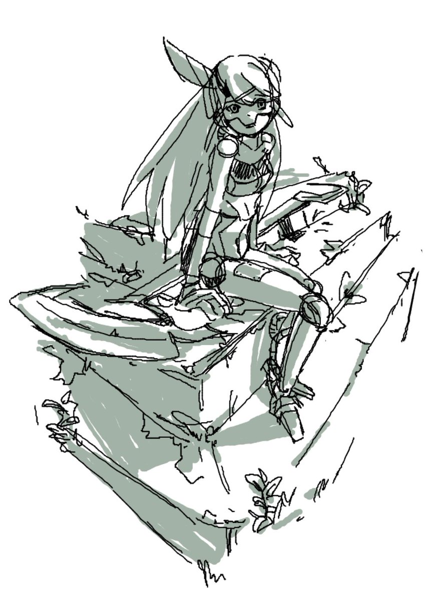 tibisentyo's tweet image. 絵チャ雑描き