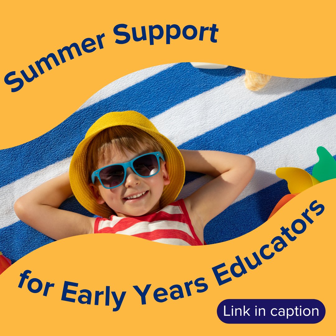 🌞 Summer’s here for many early years educators!

We’re still here with support, resources &amp; guidance.

📚 Explore: zurl.co/JD3T2

#EarlyYears #EYFS #FoundationYears