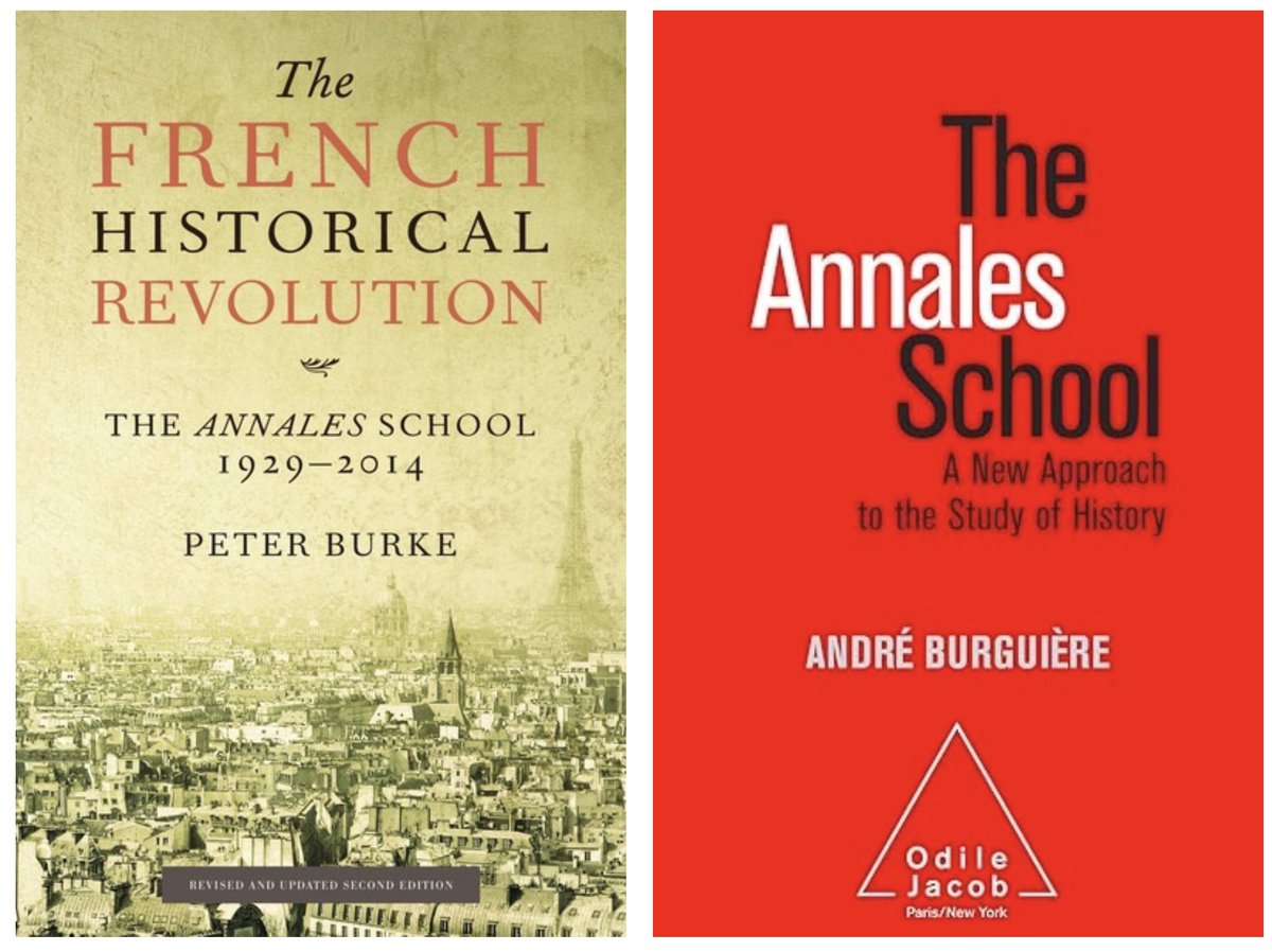 GerardoMunck's tweet image. The Annales School
These books by Burke and Burguière offer detailed discussions of the authors and key ideas of this school.