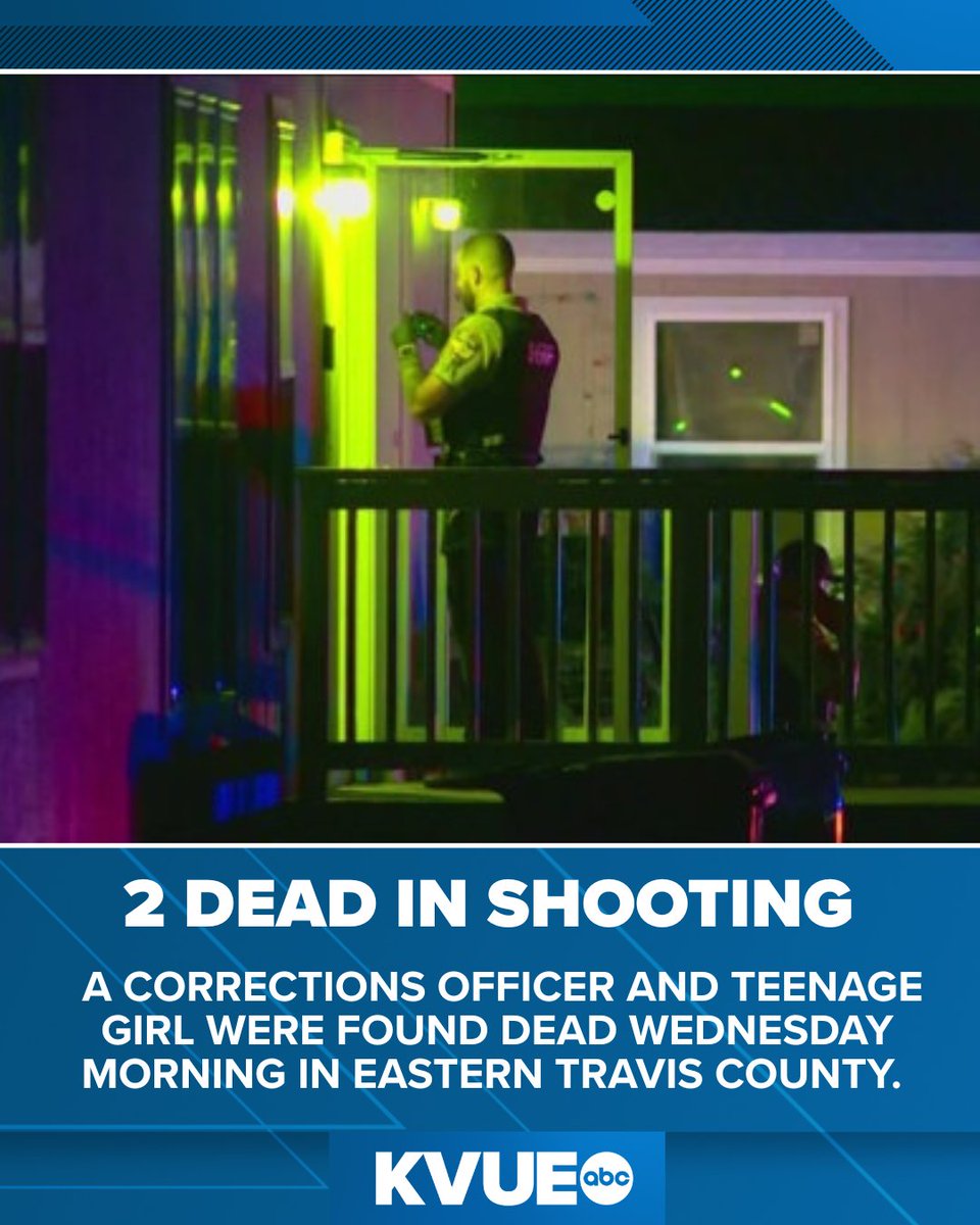 KVUE's tweet image. Two people are dead after a shooting Wednesday morning in eastern Travis County. kvue.com/article/news/l…