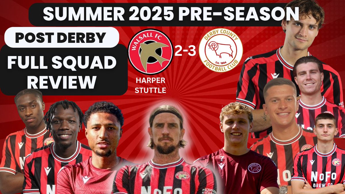 youtu.be/OPoysZeJUlY
#saddlers #uts <a href="/WFCOfficial/">Walsall FC</a>