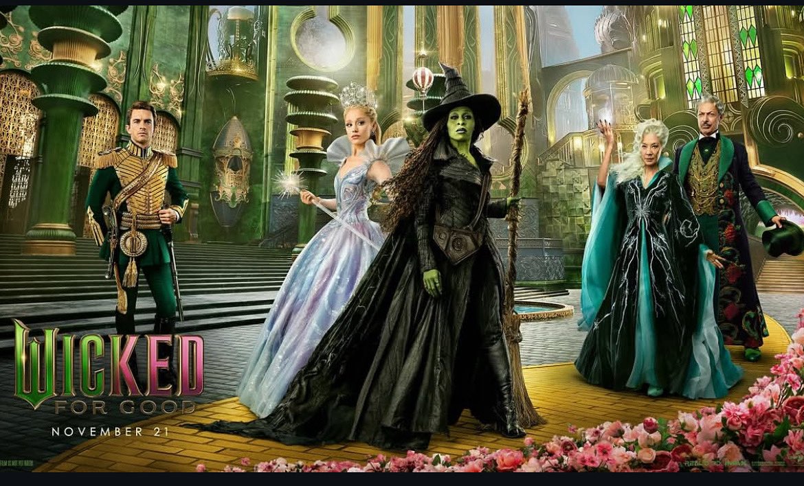 SilverbCinemas's tweet photo. Get ready! Wicked (for Good) is coming to Silverbird Cinemas on November 21. 

Don’t miss this magical experience! ✨🎬

Distributed by @SilverbirdFilmD  

#WickedForGood #SilverbirdCinemas #MoviePremiere #November21 #MagicOnScreen #CinemaExperience #MustWatch #FilmLovers #Movie https://t.co/Apt4wy8f86