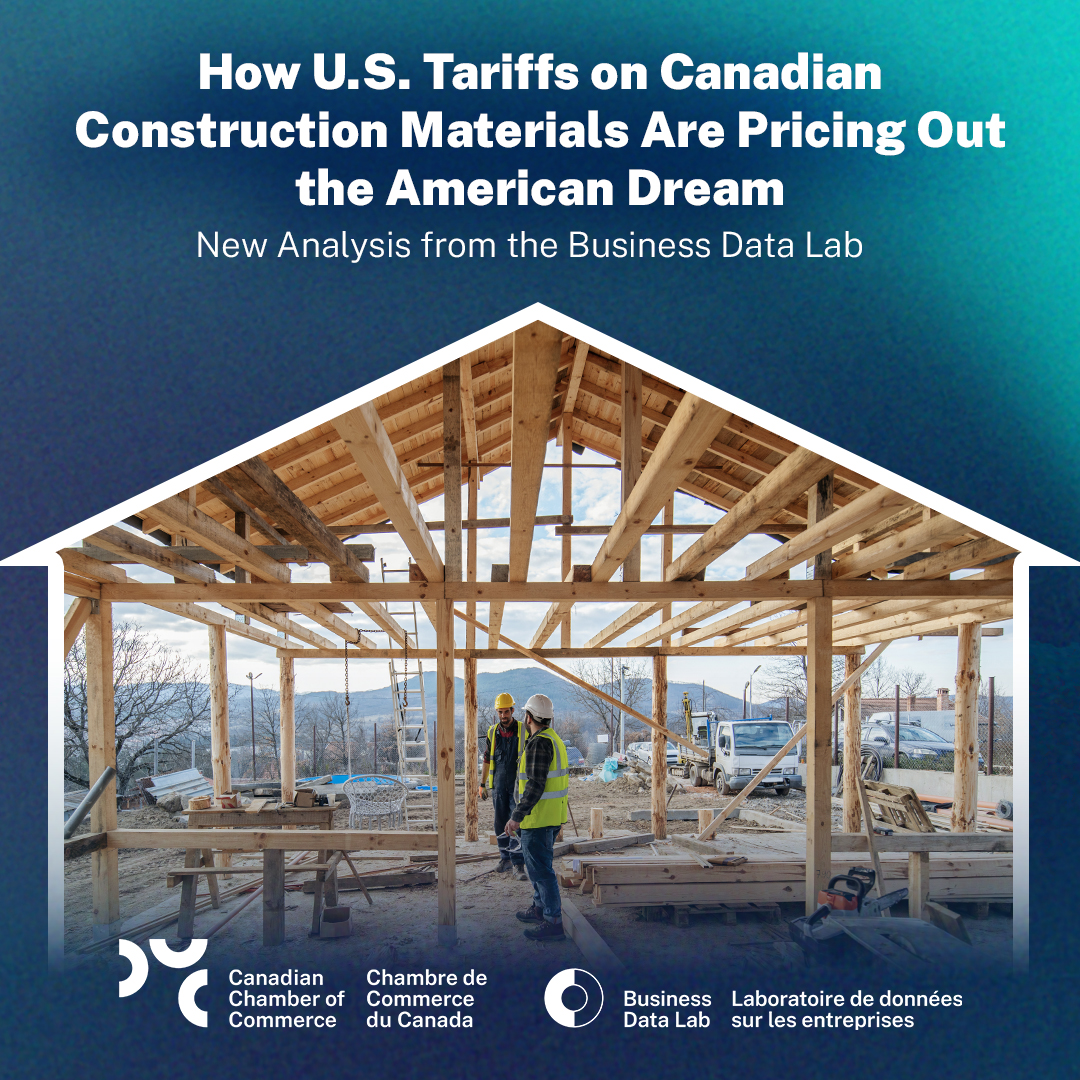 A new analysis from our Business Data Lab shows that U.S. tariffs on Canadian lumber, steel and copper have already added $6K to the cost of building a single family home between 2018 and 2024—and could climb by another $14K by 2027.

The full analysis ➡️ hubs.ly/Q03ytQ6x0