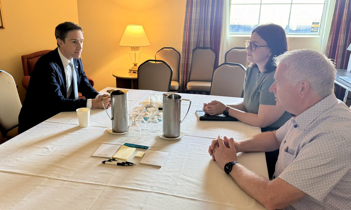 NLFL (@nlfl_labour) on Twitter photo Productive meeting with <a href="/PremierofNL/">Premier of NL</a> at the Council of Federation today. We discussed workers’ priorities, including:
✅ Health & safety
✅ Strengthening public services
✅ Trade & tariffs
Open dialogue is key to ensuring worker’s voices are heard. Productive meeting with <a href="/PremierofNL/">Premier of NL</a> at the Council of Federation today. We discussed workers’ priorities, including:
✅ Health & safety
✅ Strengthening public services
✅ Trade & tariffs
Open dialogue is key to ensuring worker’s voices are heard.