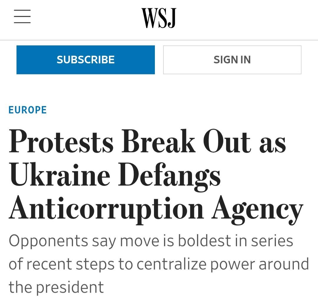 elmercurioAON's tweet image. 🚨 Ucrania 🇺🇦
Fuentes dicen que Zelensky eliminó a las agencias anticorrupción porque el SBU le informó que estaban preparando casos en su contra con apoyo de inteligencia estadounidense.
Rumores de que la Casa Blanca está trabajando para remover a Zelensky están por todas…