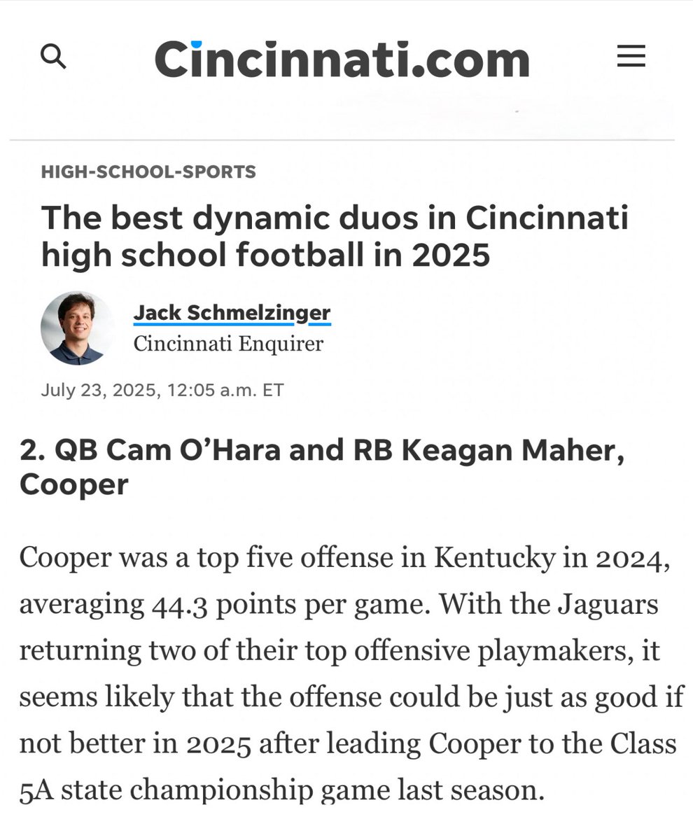 Cam O’Hara QB 2026 ✞ (@cameronohara15) on Twitter photo 