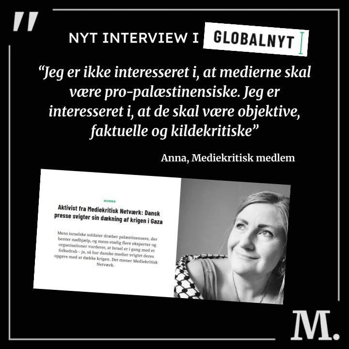 mediekritisk_n's tweet image. Dansk presse svigter stort i sin dækning af Israels krigsførelse mod palæstinenserne i Gaza og på den besatte Vestbred.
Det har Anna fra Mediekritisk Netværk taget en snak med GlobalNyt om.
“Helt overordnet er problemerne manglende objektivitet, manglende perspektiv og…
