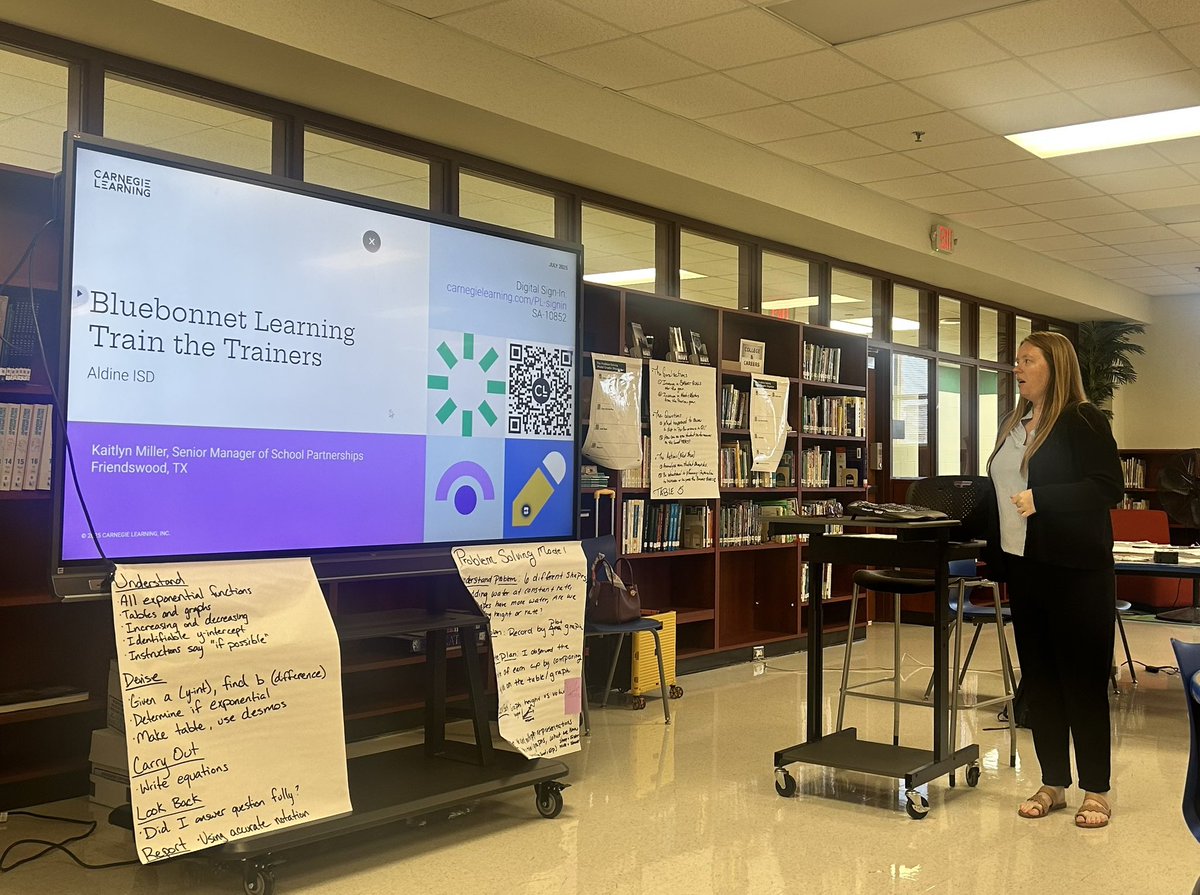mtwilliamsEdD's tweet image. 💥Exploring the new 💙Bluebonnet Algebra I curriculum and identifying innovative strategies to better support our Emergent Bilingual students.🗣️🫶🏽 @thebrowne_math @aniklt @AldineISD @AldineEsl