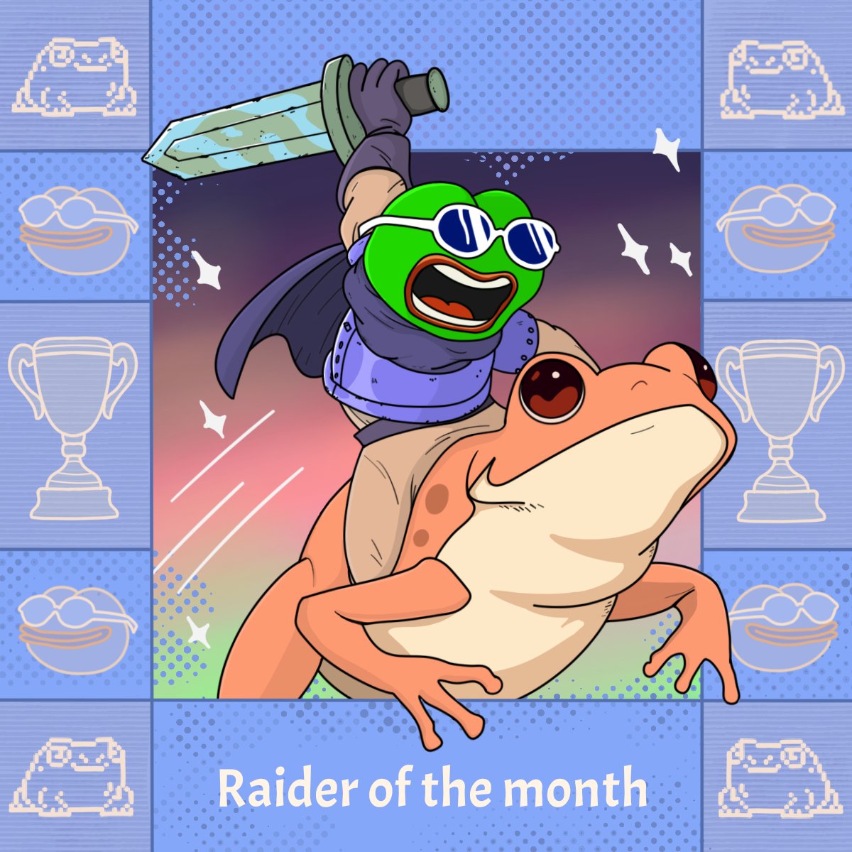 efrogs_on_linea's tweet image. Hey Croaksters! 🐸 

It&apos;s time to announce our prestigious FOTM &amp;amp; ROTM [ JUNE SZN ] 💥

FOTM - @SekulerTrader

ROTM -
@0xtroyster @D_WealthyTrader @35204eth @John_stat7 @i_score_goalz

Thanks to these amazing Croaksters for helping us grow 💚

$CROAK &amp;amp; NFT rewards on the way 🏆