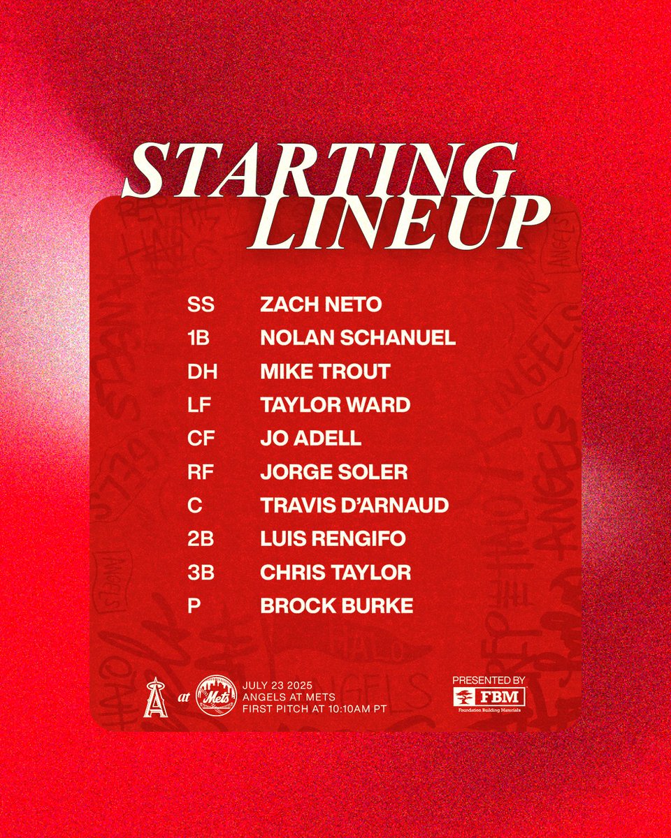 Angels's tweet image. Last game of the road trip 🌇
📺: @FanDuelSN_West
📻: @AngelsRadioKLAA
#RepTheHalo x @FBMSupply