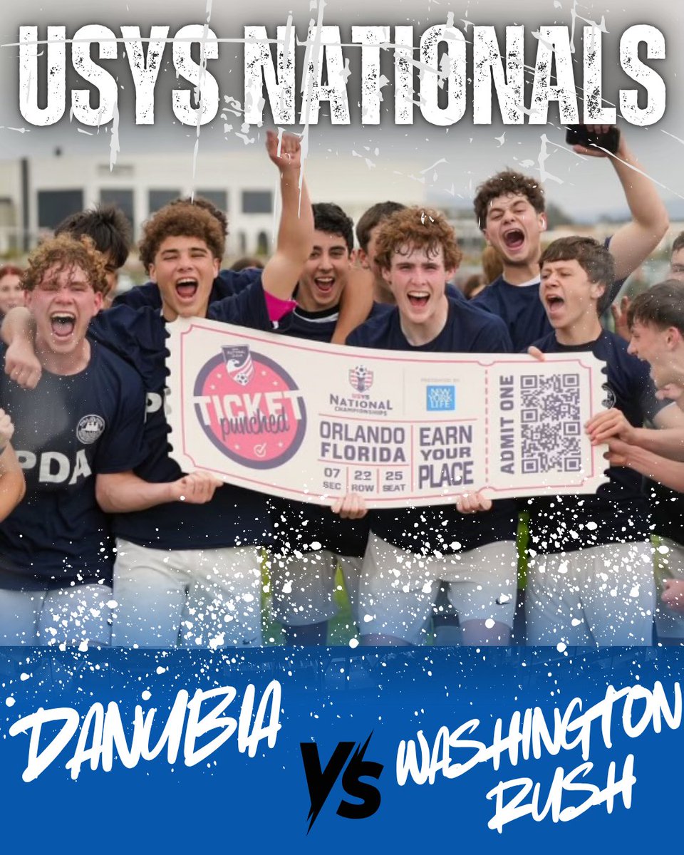 It's getting close to DANUBIA time!!! ⚽️ USYS Nationals Game 2 kickoff is at 130 PM against Washington Rush!!! Let's GO!!! 🔥 #PDAHibos #PDAProud