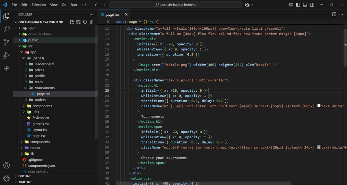 OnChainBattles's tweet image. OCB | THE PROGRESS CONTINUES🏆
Another day of building here for our dev team working tirelessly to get our V1 tournament platform ready for release tomorrow so we can begin our first competition registration process.
All things are progressing as planned and we hope to be able…