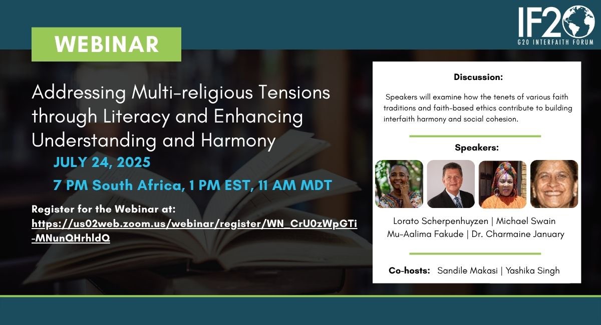 IF20 (@if20org) on Twitter photo TOMORROW: Join us in our 3rd webinar leading up to #IF20SouthAfrica, looking at how to address religious tensions in families, communities, and countries.
Register at us02web.zoom.us/webinar/regist…
🗣️: <a href="/MHSwain/">Michael Swain</a> and more! TOMORROW: Join us in our 3rd webinar leading up to #IF20SouthAfrica, looking at how to address religious tensions in families, communities, and countries.
Register at us02web.zoom.us/webinar/regist…
🗣️: <a href="/MHSwain/">Michael Swain</a> and more!