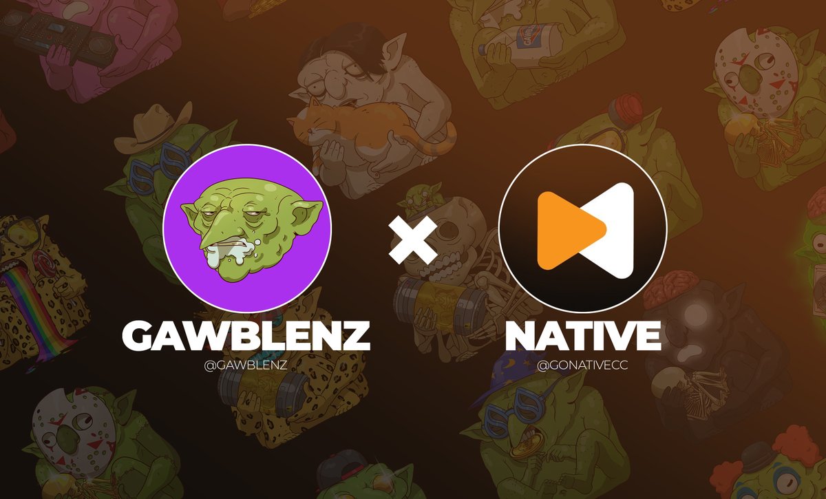 gawblenz's tweet image. 🚨 GAWBLENZ x NATIVE 🚨
The sewer just got a yield upgrade📈
Giving away WL to 15 winners
To enter:
▶️Follow @Gawblenz & @GoNativeCC
▶️Like + RT
▶️Tag 2 friends and drop your SUI wallet